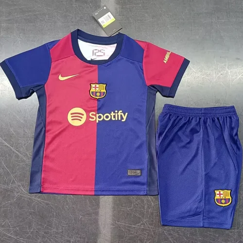 24-25 BAR Home   Kids Soccer Jersey