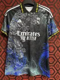 24-25 RMA Black Blue Special Edition Fans Soccer Jersey #闪电龙