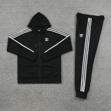 23-24 AD Black Hoodie Jacket Tracksuit #AM02