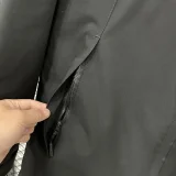 24-25 PSG Jordan Cotton Thickened warm Black Outdoor Jackets #A805加棉冲锋衣