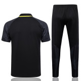 23-24 PSG Jordan Black Polo Tracksuit #C1011
