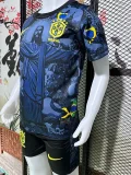 24-25 Brazil Blue Special Edition Kids Soccer Jersey *耶稣蓝色