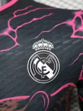 24-25 RMA Black Special Edition Player Version Soccer Jersey #豹