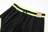 A2437 Jordan Green Black Casual Short Pants