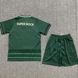 24-25 Sporting Lisbon Away Kids Soccer Jersey