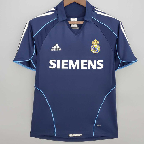 2005-2006 RMA Away Retro Soccer Jersey