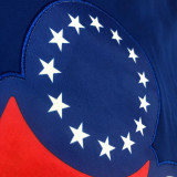 2022 76ERS Player GI Blue Zip hoodie Jacket