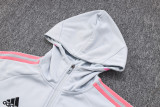 23-24 ARS Light Grey Hoodie Jacket Tracksuit #F447