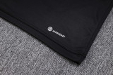 23-24 Sao Paulo Black Half Pull Tracksuit (半拉链) #B654