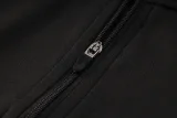 2024 JOM Black Kids Half Pull Tracksuit (童装)(半拉链)