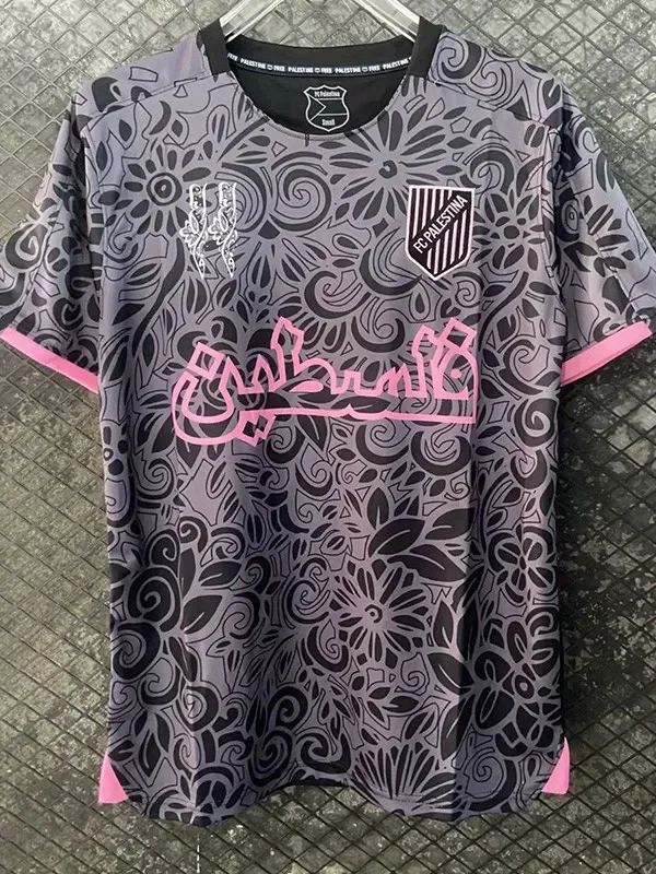 24-25 Palestina FC Grey Black Training shirts
