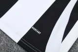 2025 AD White black Tank top and shorts suit