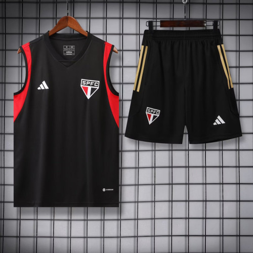 23-24 Sao Paulo Black Tank top and shorts suit