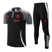 25-26 Man Utd Black Polo Tracksuit 25-26 Man Utd Black Polo Tracksuit