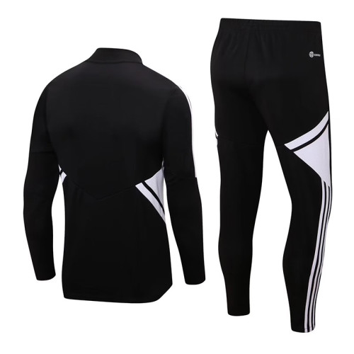 2023 AD Black Half Pull Tracksuit Lh #2309 (半拉链)