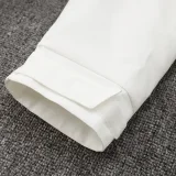 24-25 RMA White Hooded Windbreaker Fabric Cotton Coat #G209(彩标)