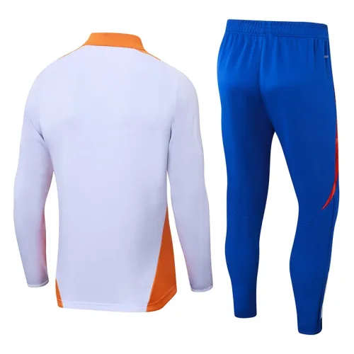 24-25 Nottingham Forest White Half Pull Tracksuit (半拉链)