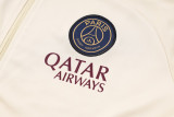 23-24 PSG Beige Jacket Tracksuit #A657