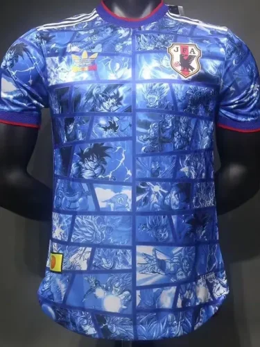 24-25 Japan Anime Edition Blue Player Version Soccer Jersey (龙珠)