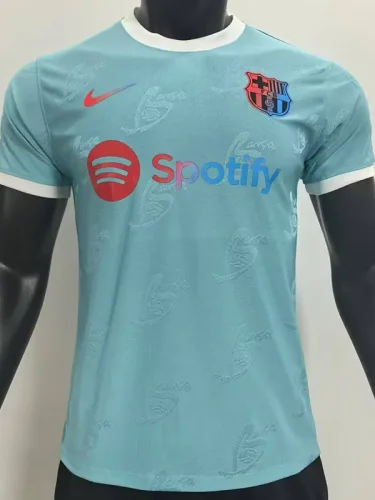 24-25 BAR Sky Blue Casual style Player Version Training Shirts
