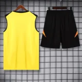 25-26 Atetico Mineiro Yellow Tank top and shorts suit