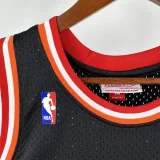 2013-2014 HEAT JAMES #6 Black Retro Top Quality Hot Pressin g NBA Jersey