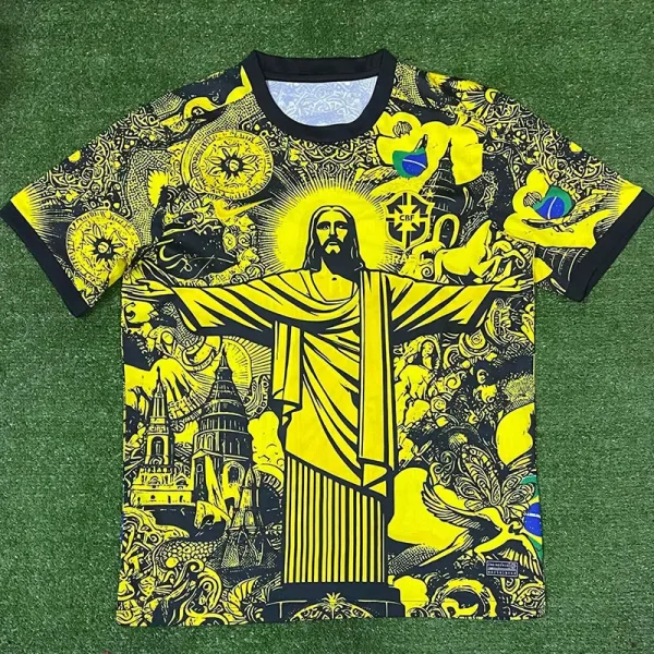 24-25 Brazil Yellow Special Edition Fans Soccer Jersey *耶稣黄色