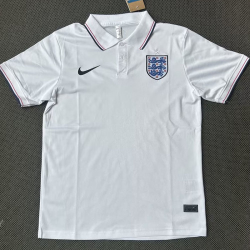 21-23 Enaland White Classic Polo Short Sleeve