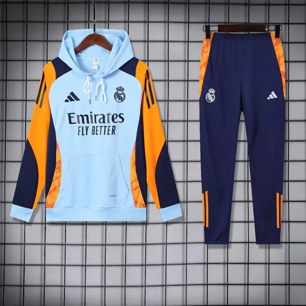 24-25 RMA Blue Hoodie Tracksuit (卫衣套装)