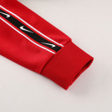 23-24 NK Black Red Hoodie Jacket Tracksuit #NM06