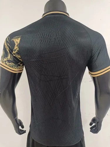 24-25 RMA Black Special Edition Player Version Soccer Jersey #龙金黑标