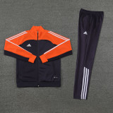 23-24 AD Orange Grey Jacket Tracksuit #AJ13