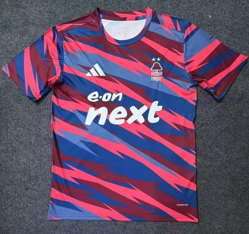 24-25 Nottingham Forest Red Blue Training shirts