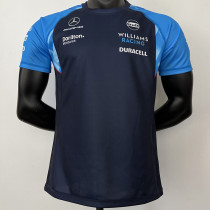 2023 F1 Formula One Mercedes Blue Racing Suit(圆领) 2023 F1 Formula One Mercedes Blue Racing Suit(圆领)