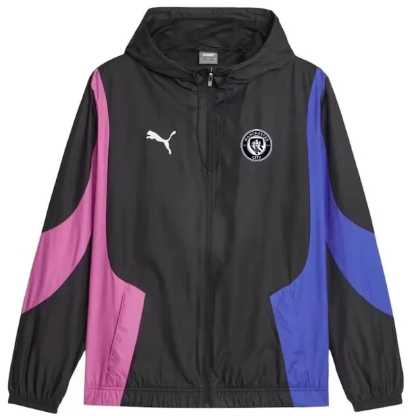 24-25 Man City Black Windbreaker