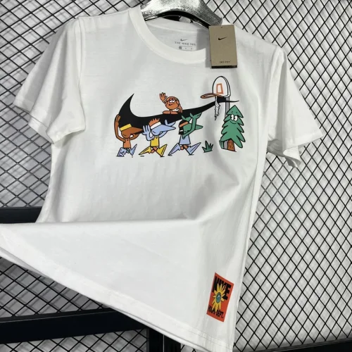 T219 NK White High Quality Casual T-Shirt #小标