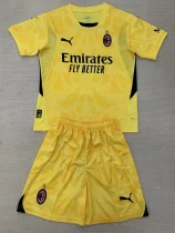 24-25 ACM Yellow GoalKeeper Kids Soccer Jersey