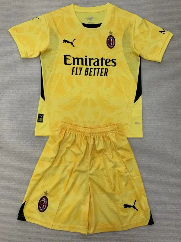24-25 ACM Yellow GoalKeeper Kids Soccer Jersey