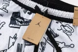 C2441 Jordan White Casual Short Pants