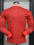 24-25 LIV Home Long Sleeve Player Version Soccer Jersey (长袖球员)