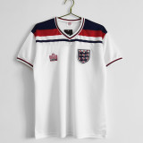 1982 England Retro  Home Retro Soccer Jersey