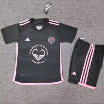 2024 Inter Miami Away Kids Soccer Jersey (爱心广告)