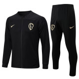 23-24 Corinthians Black Jacket Tracksuit #A649