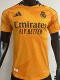 24-25 RMA Orange   Player Version Soccer Jersey