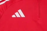 2024 AD Red Half Pull Tracksuit (半拉链)