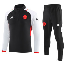 23-24 Vasco da Gama Black Half Pull Tracksuit (半拉链)