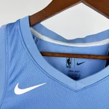 TIMBERWOLVES EDWARDS #5 Azure Top Quality Hot Pressing NBA Jersey