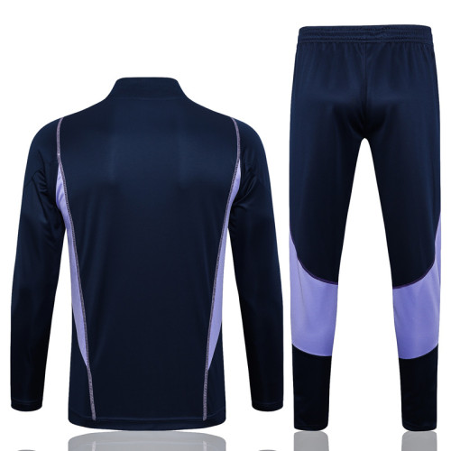 23-24 Cruzeiro Royal Blue Half Pull Tracksuit #B653(半拉链)