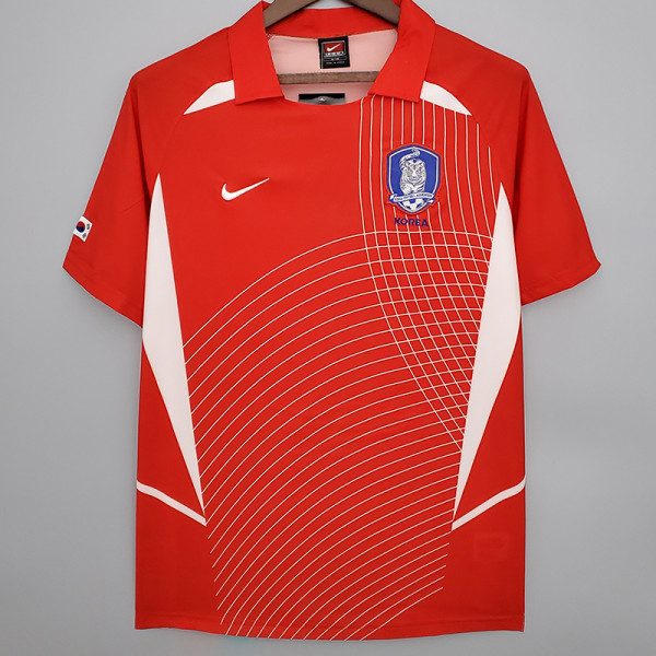 2002 Korea Home Retro Soccer Jersey