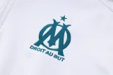 24-25 Marseille White Half Pull Tracksuit (半拉链)